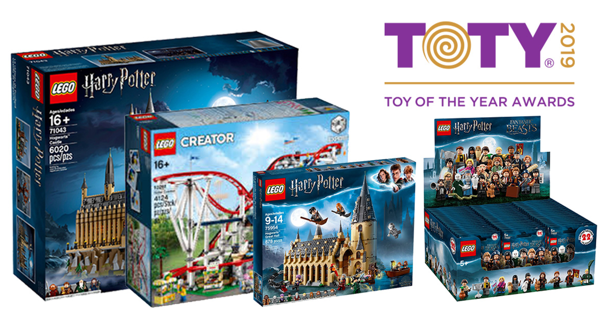 LEGO wins four Toy of the Year (TOTY) awards at the 2019 New York