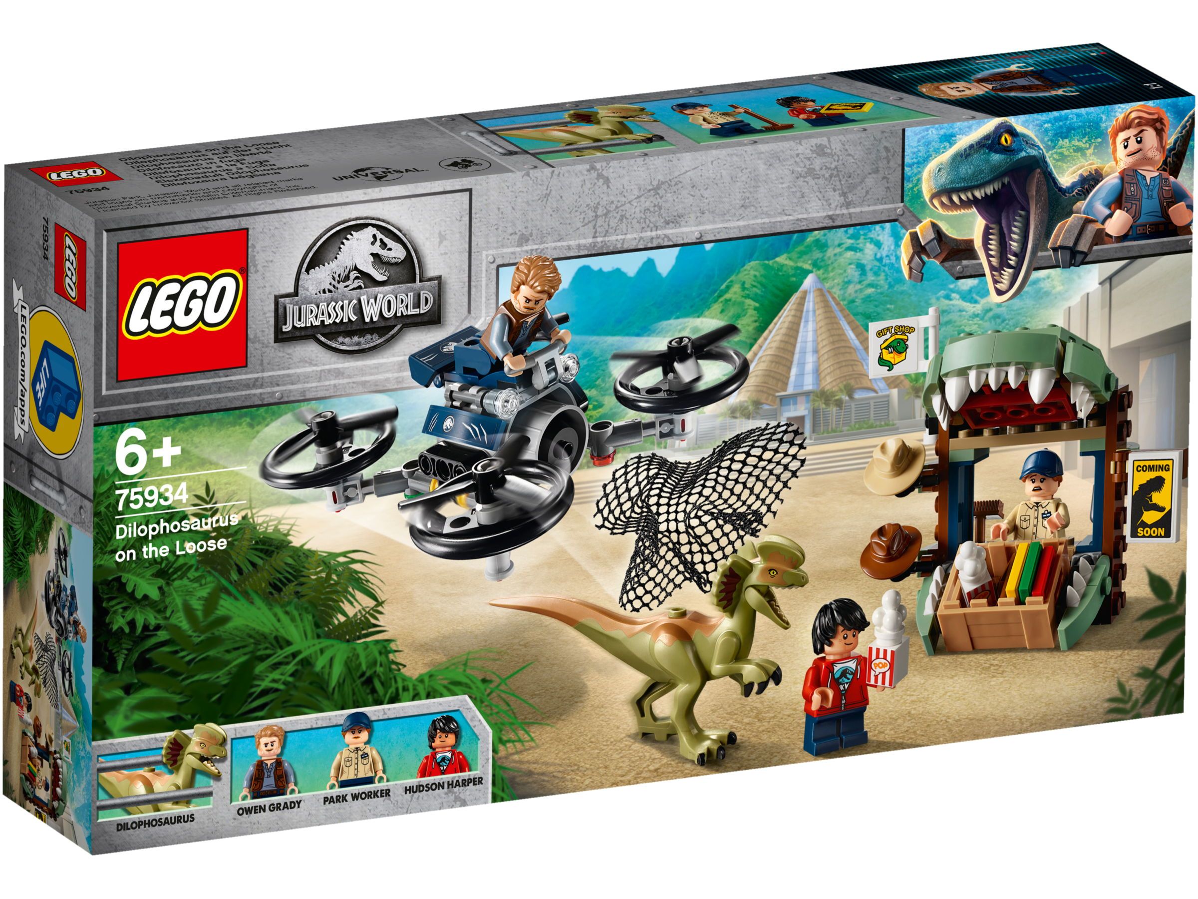 LEGO Jurassic World Legend of Isle Nublar 2019 75934 Dilophosaurus