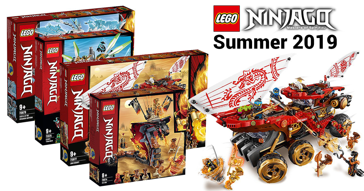 LEGO Ninjago summer 2019 wave revealed with 12 sets [News] - The
