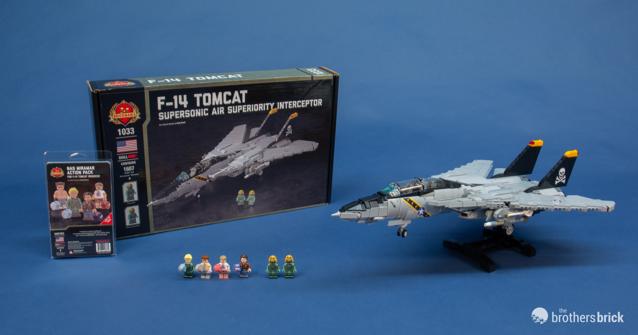 Brickmania 1033 F-14 Tomcat Supersonic Air Superiority Interceptor