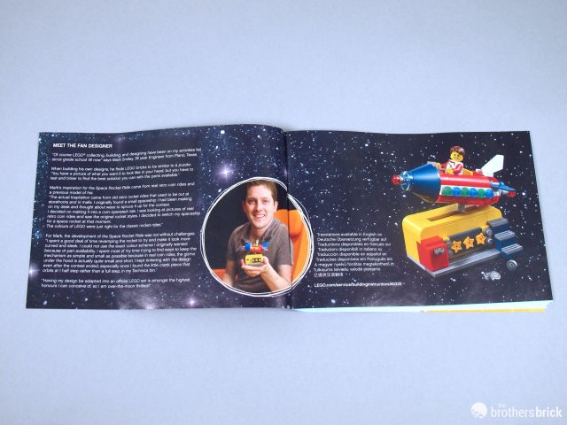 LEGO Ideas 40335 Space Rocket Ride gift with purchase [Review