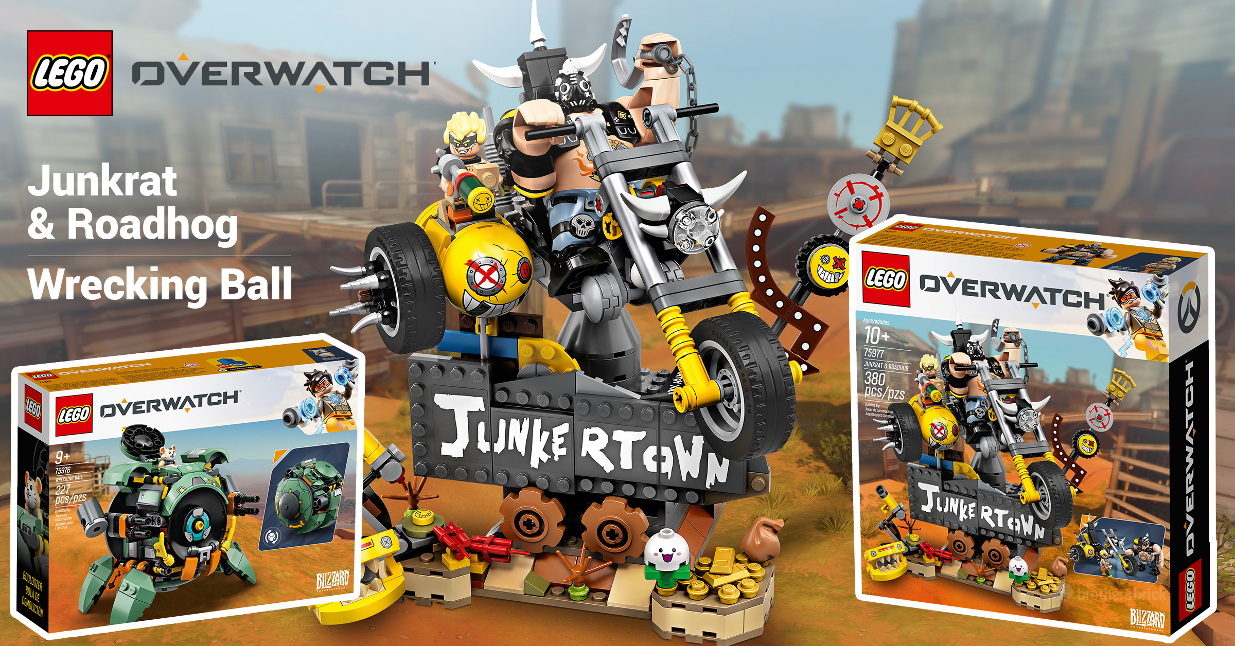 LEGO Overwatch gets two new sets with Junkrat and Roadhog plus