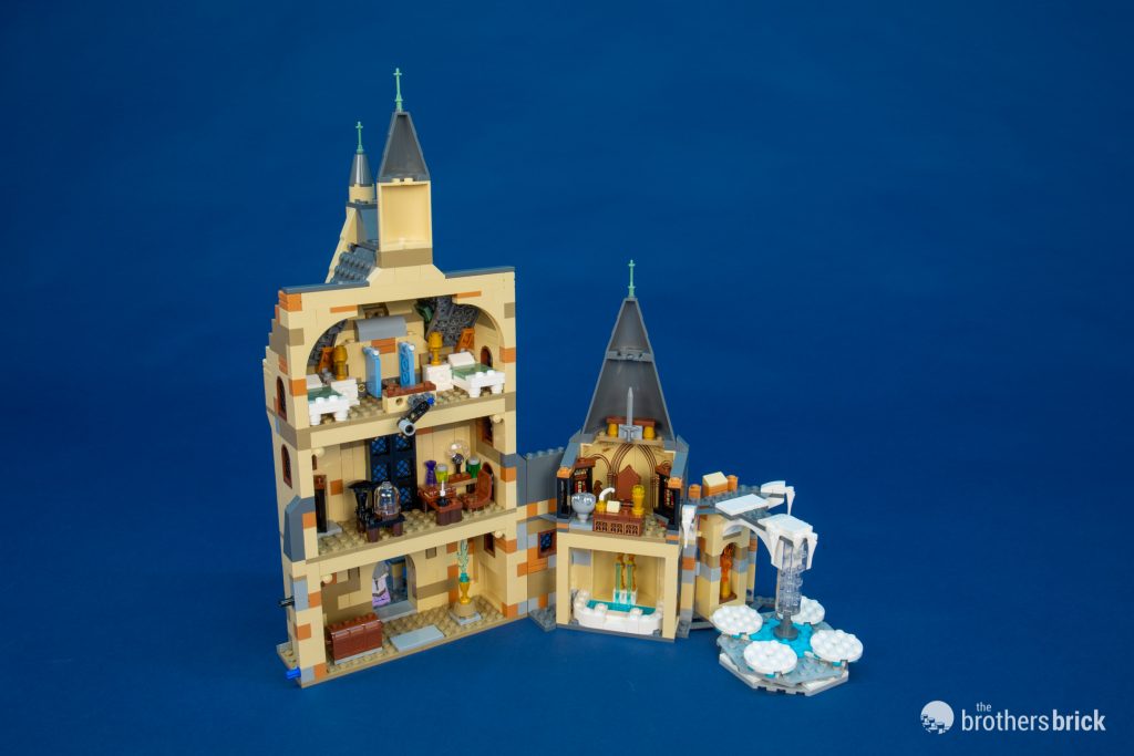 LEGO Harry Potter attends the Yule Ball with 75948 Hogwarts Clock