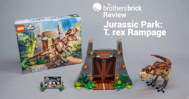 LEGO 75936 Jurassic Park: T. rex Rampage, the biggest LEGO dino