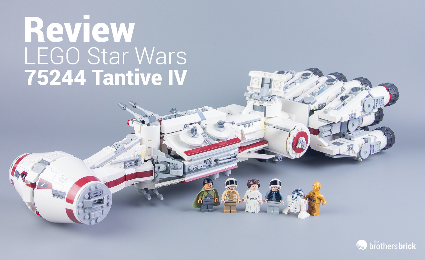 LEGO Star Wars 75244 Tantive IV Rebel Blockade Runner [Review