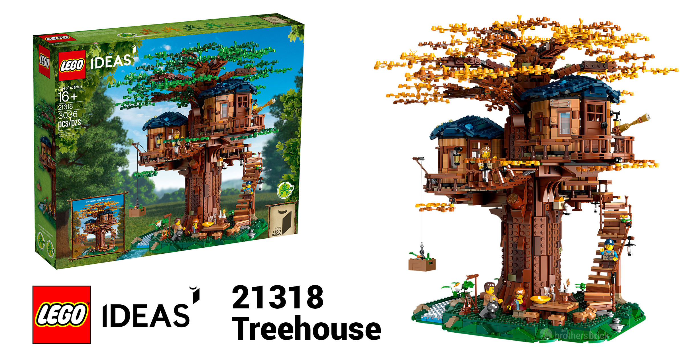 LEGO reveals 21318 Ideas Treehouse, featuring 3,000 pieces and 
