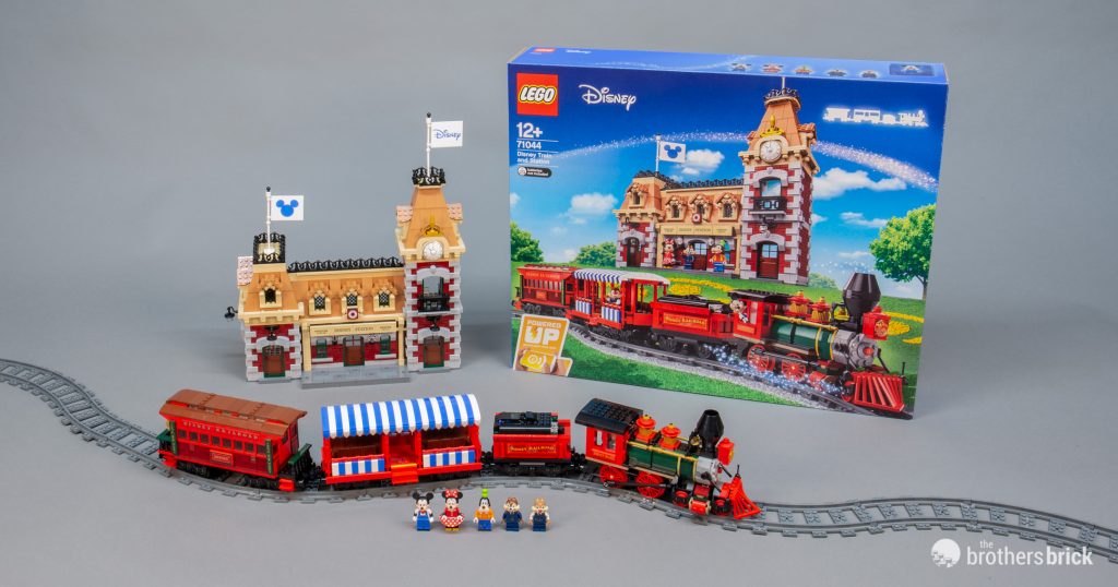 All aboard the new 3,000-piece Disneyland LEGO set, 71044 Disney
