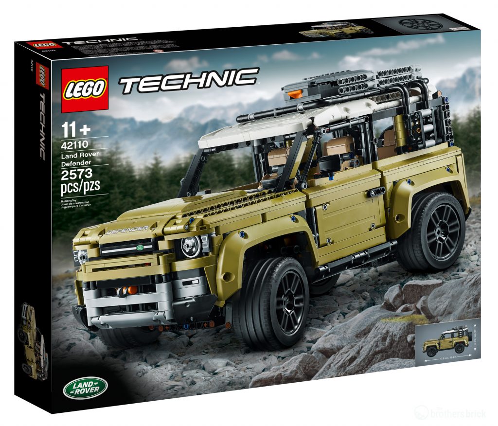 LEGO Technic 42110 Land Rover Defender officially unveiled [News
