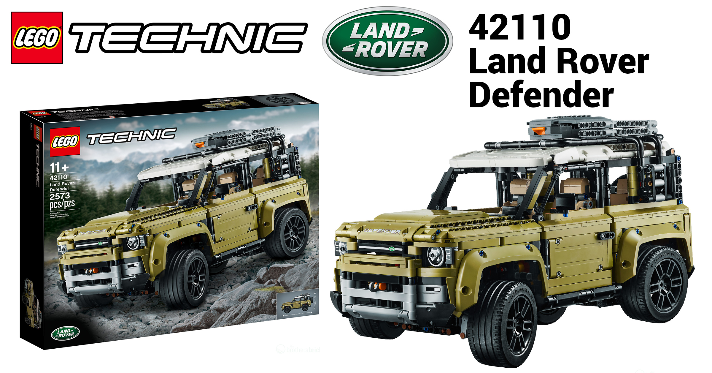 LEGO Technic 42110 Land Rover Defender officially unveiled [News