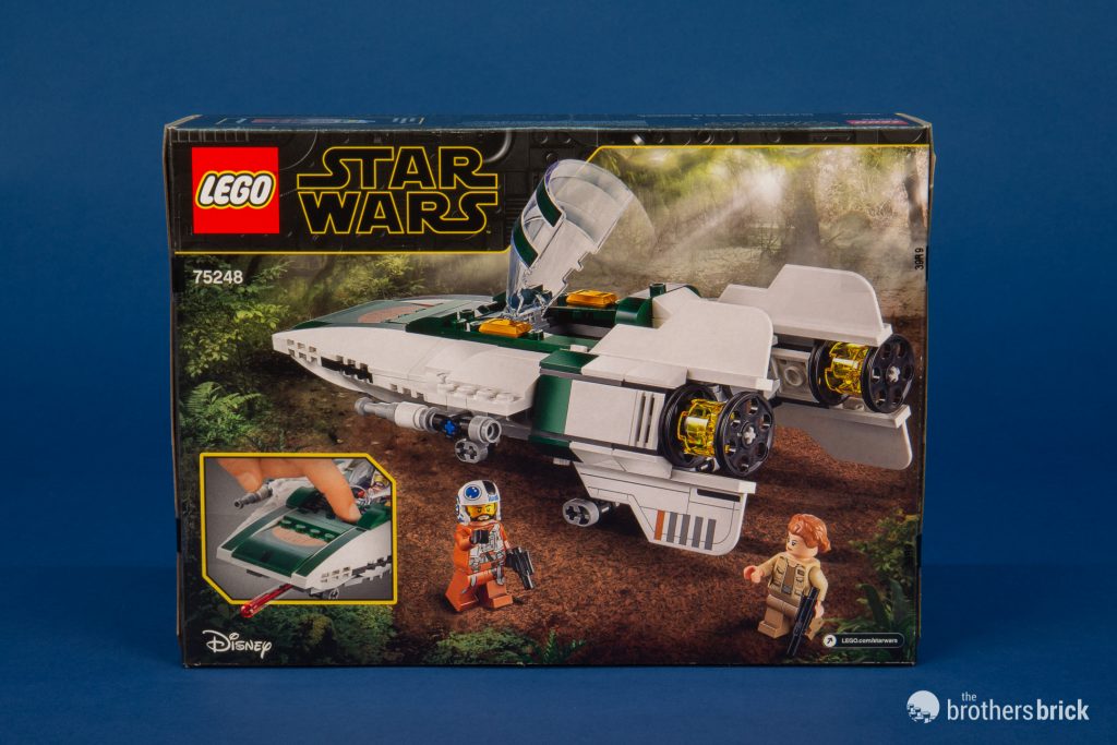 LEGO Star Wars 75248 Resistance A-wing Starfighter from The Rise of ...
