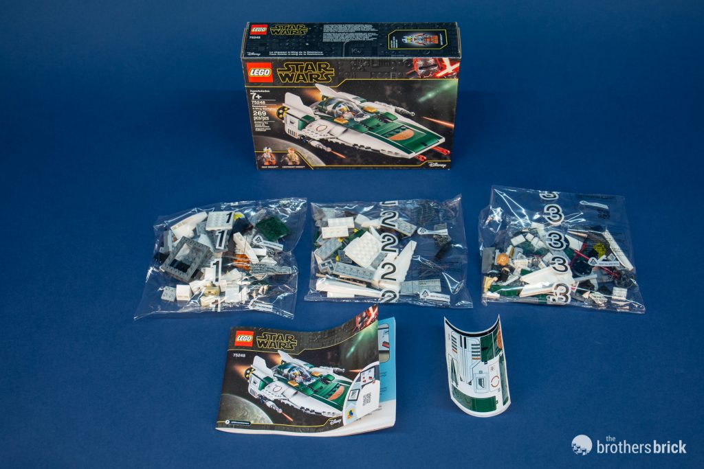 LEGO Star Wars 75248 Resistance A-wing Starfighter from The Rise