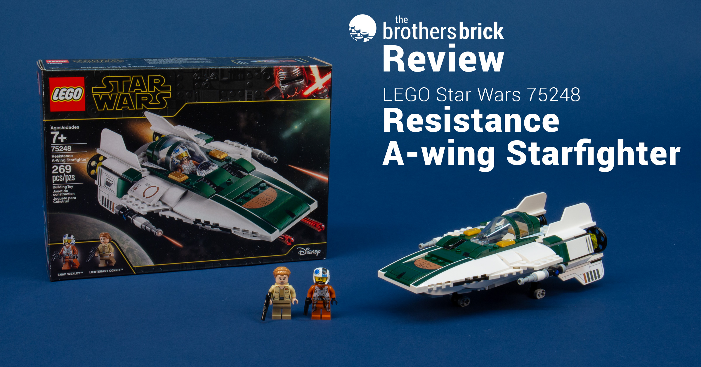 LEGO Star Wars 75248 Resistance A-wing Starfighter from The Rise