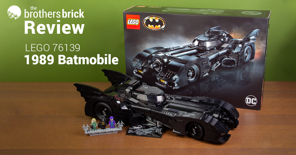 Black is the new black: LEGO 1989 Batmobile 76139 [Review] - The 