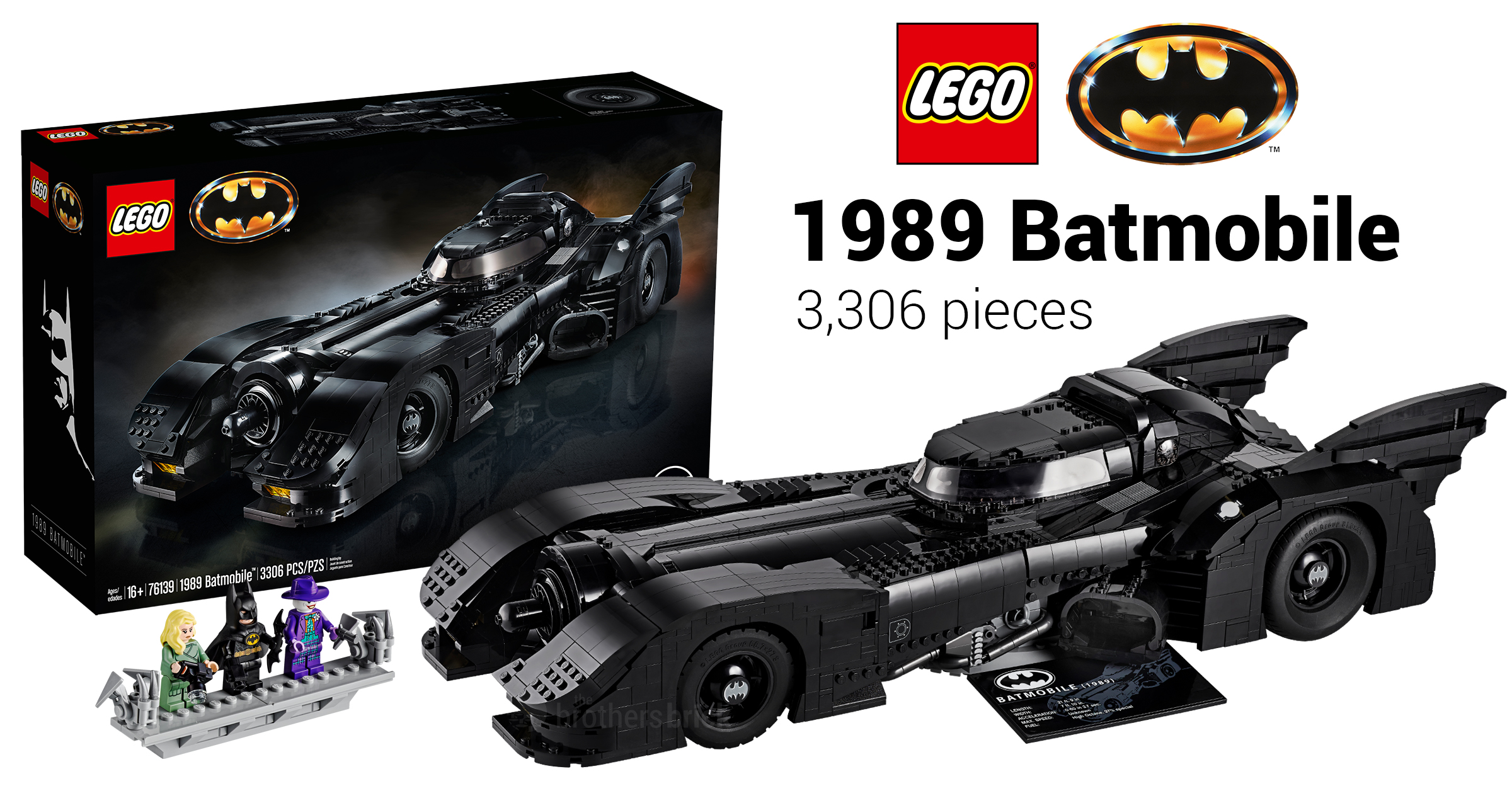 LEGO unveils massive Batmobile set based on Tim Burton's 1989 Batman ...