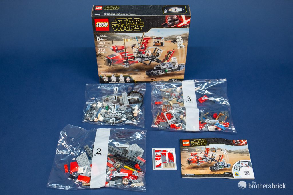 LEGO Star Wars 75250 Pasaana Speeder Chase from The Rise of