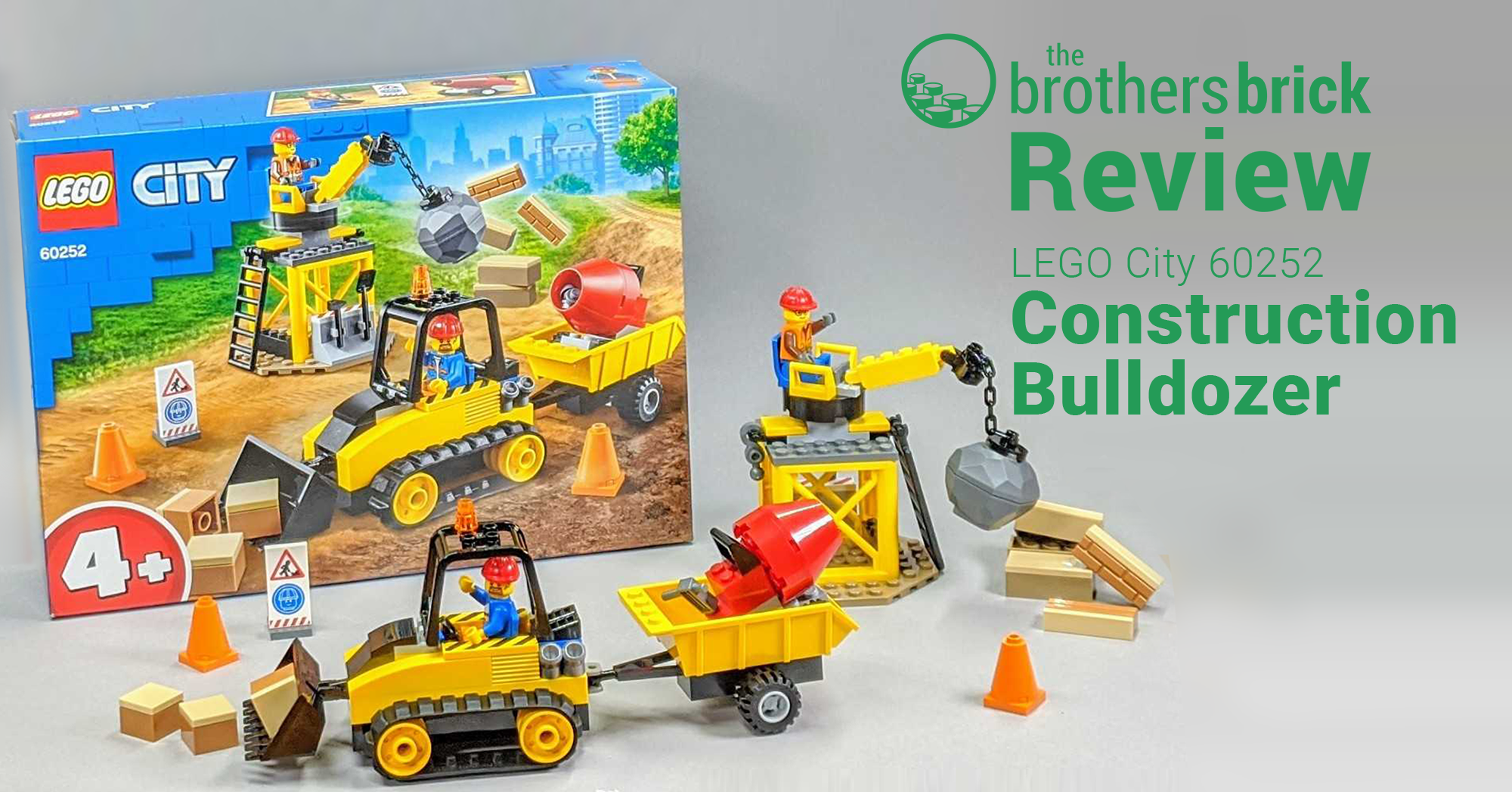 LEGO City 60252 Construction Bulldozer [Review] - The Brothers