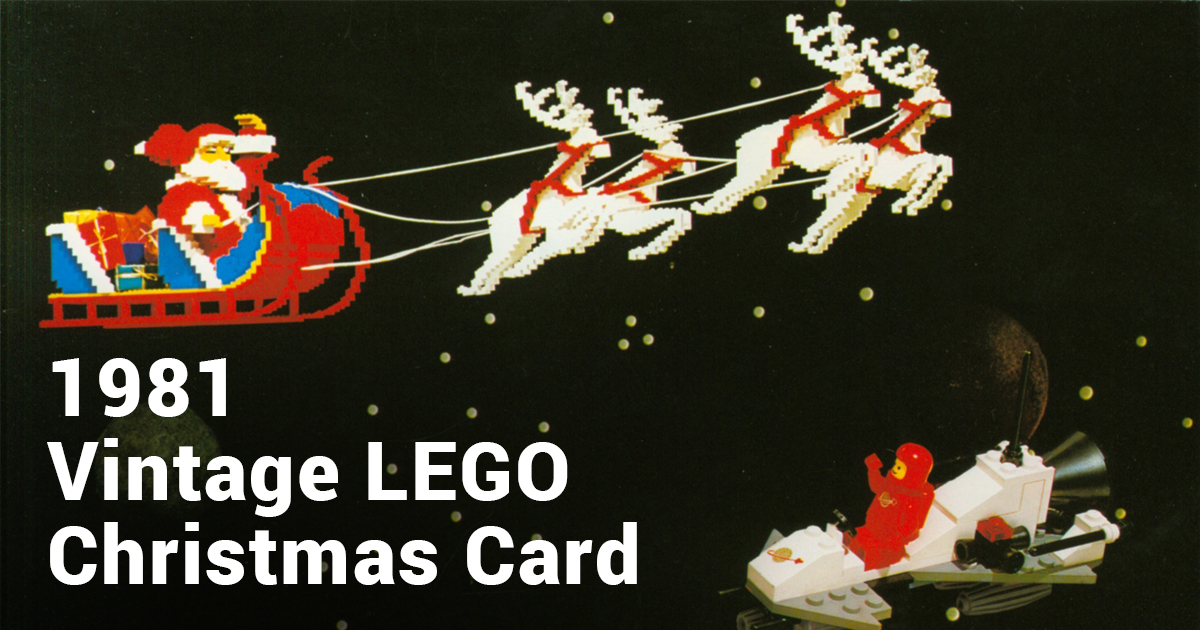 The story behind LEGO's 1981 Classic Space Christmas card [Feature