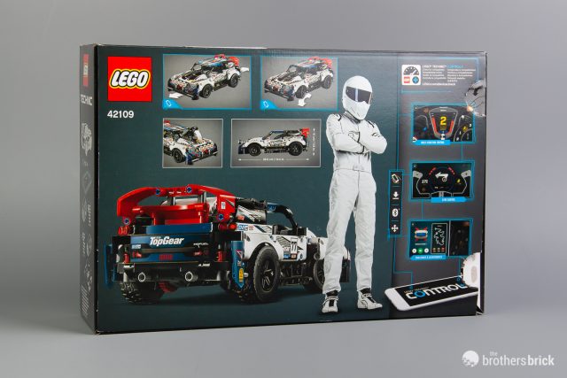 Completing a lap around the test track in LEGO Technic 42109 App