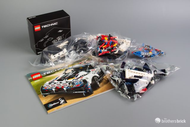 Completing a lap around the test track in LEGO Technic 42109 App