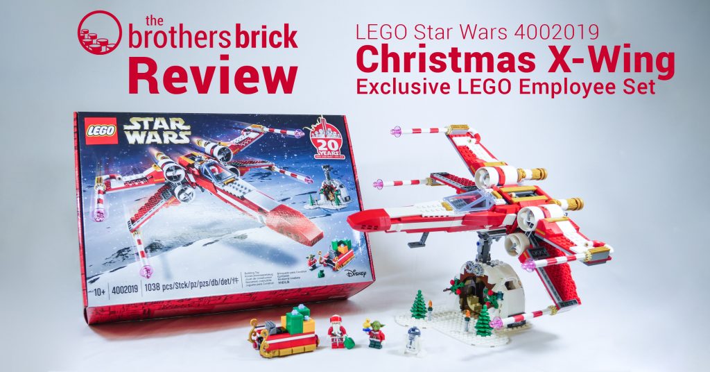 Christmas X-Wing: the Lego 2019 employee exclusive set [Review