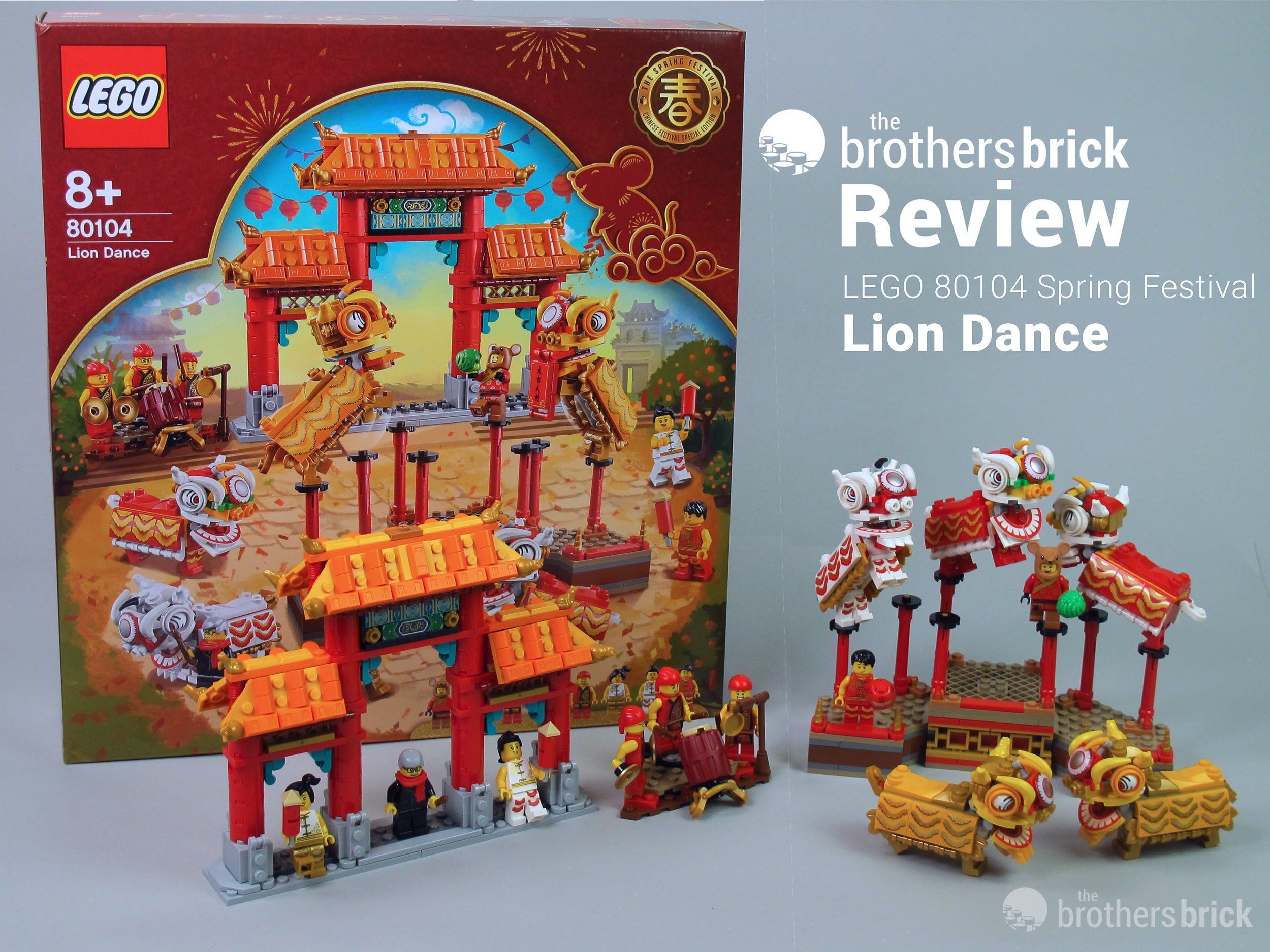 LEGO 80104 Chinese New Year Lion Dance [Review] - The Brothers