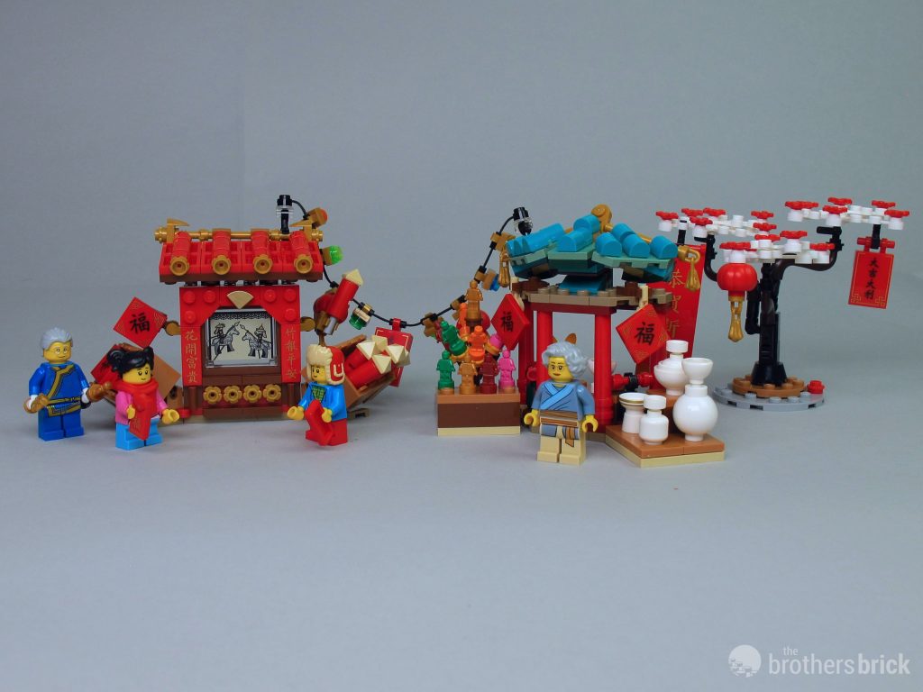 LEGO 80105 Chinese New Year Temple Fair - Vase Shadow Temple Connection ...