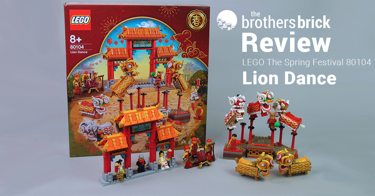LEGO 80104 Chinese New Year Lion Dance [Review] - The Brothers