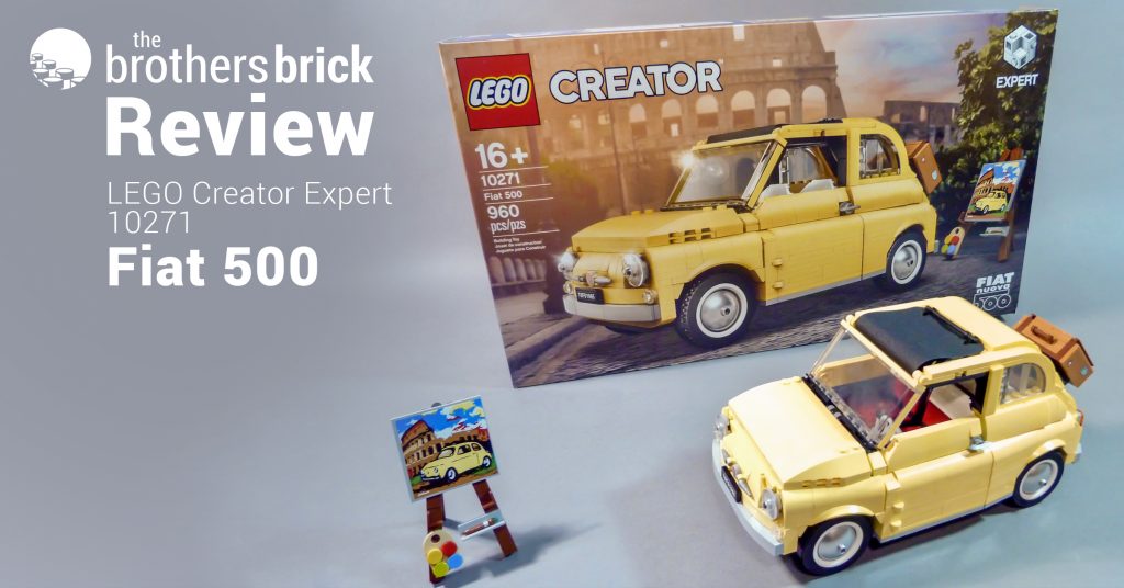 The LEGO Creator Expert 10271 Fiat 500 is like cool, Daddy-O