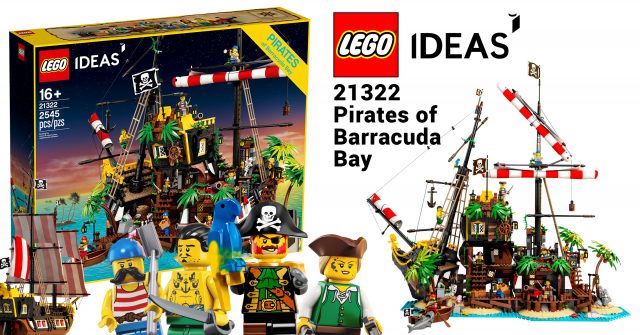 LEGO Ideas launches 21322 Pirates of Barracuda Bay marking the