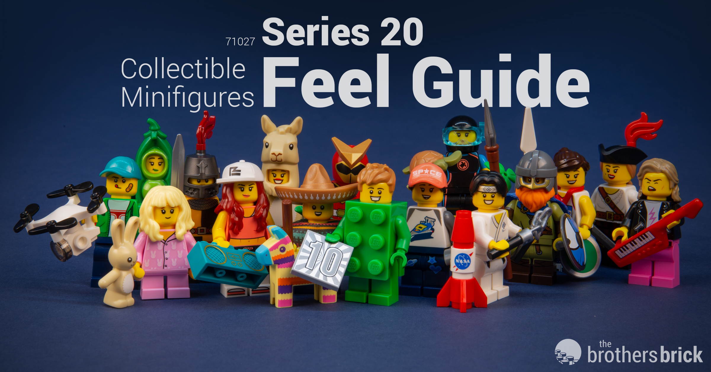 LEGO Collectible Minifigures 71027 Series 20 Feel Guide [Review