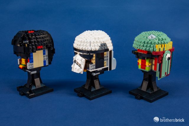 LEGO Star Wars helmets: 75274 TIE Pilot, 75276 Stormtrooper