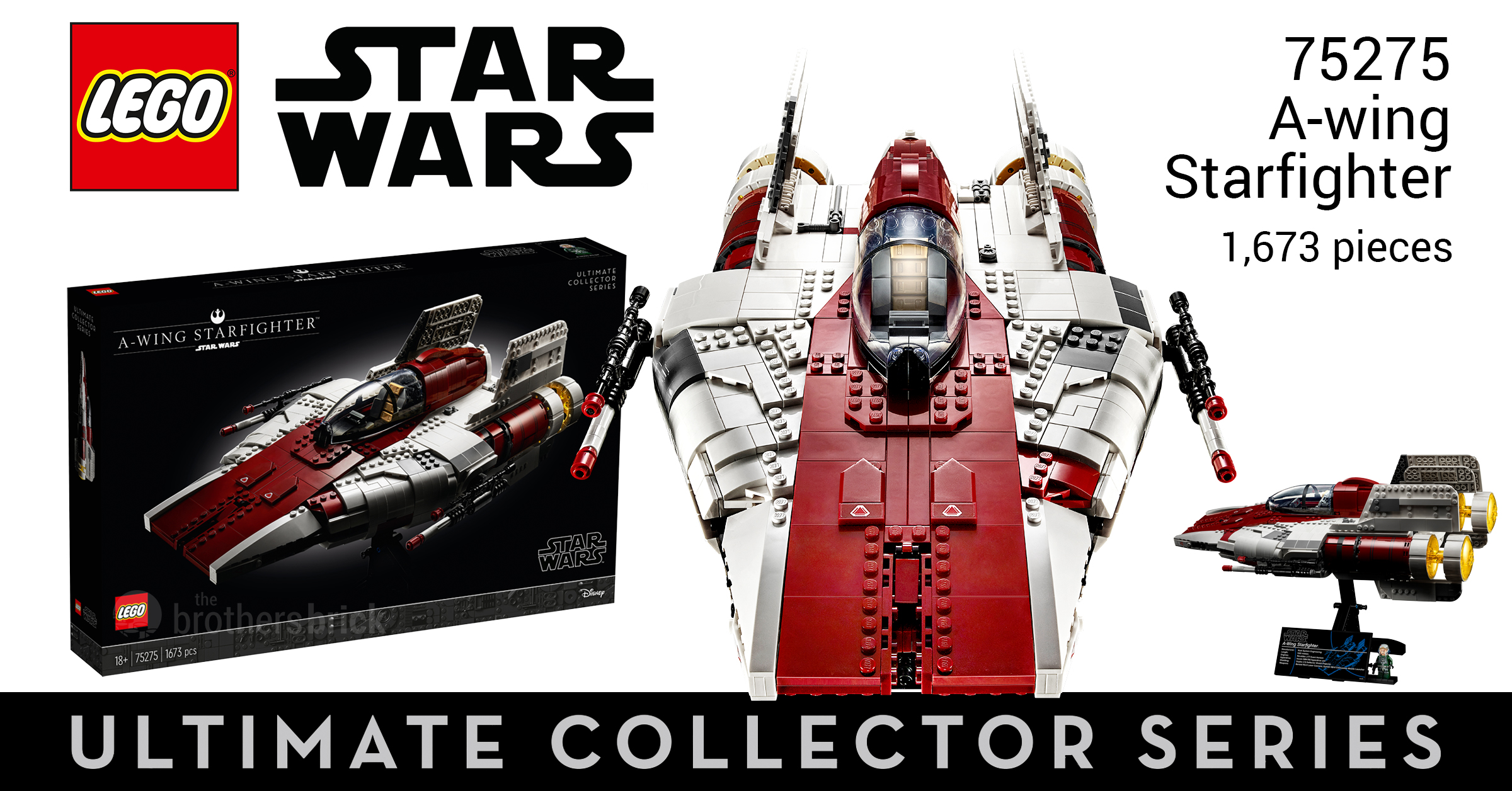 LEGO 75275 A-wing Starfighter revealed as next Star Wars Ultimate
