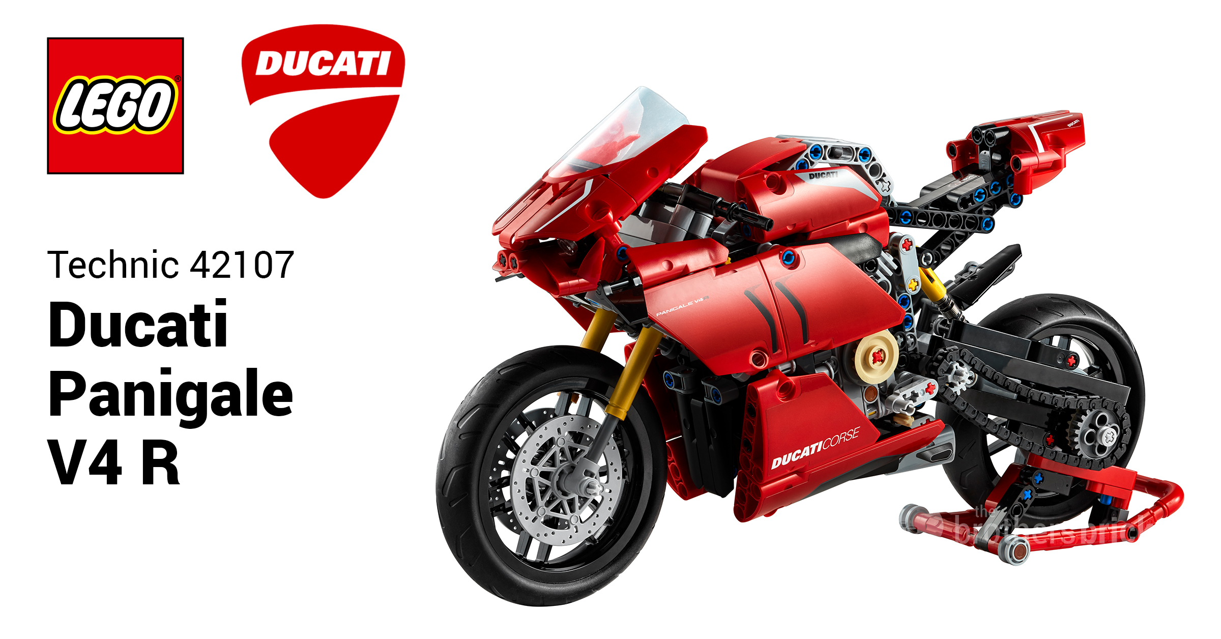 LEGO 42107 Ducati Panigale V4 R motorcycle revealed as newest