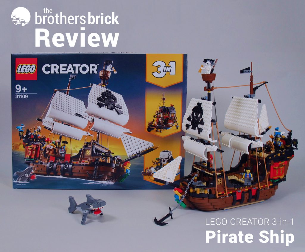 LEGO 31109 Creator 3-in-1 Pirate Ship [Review] - The Brothers