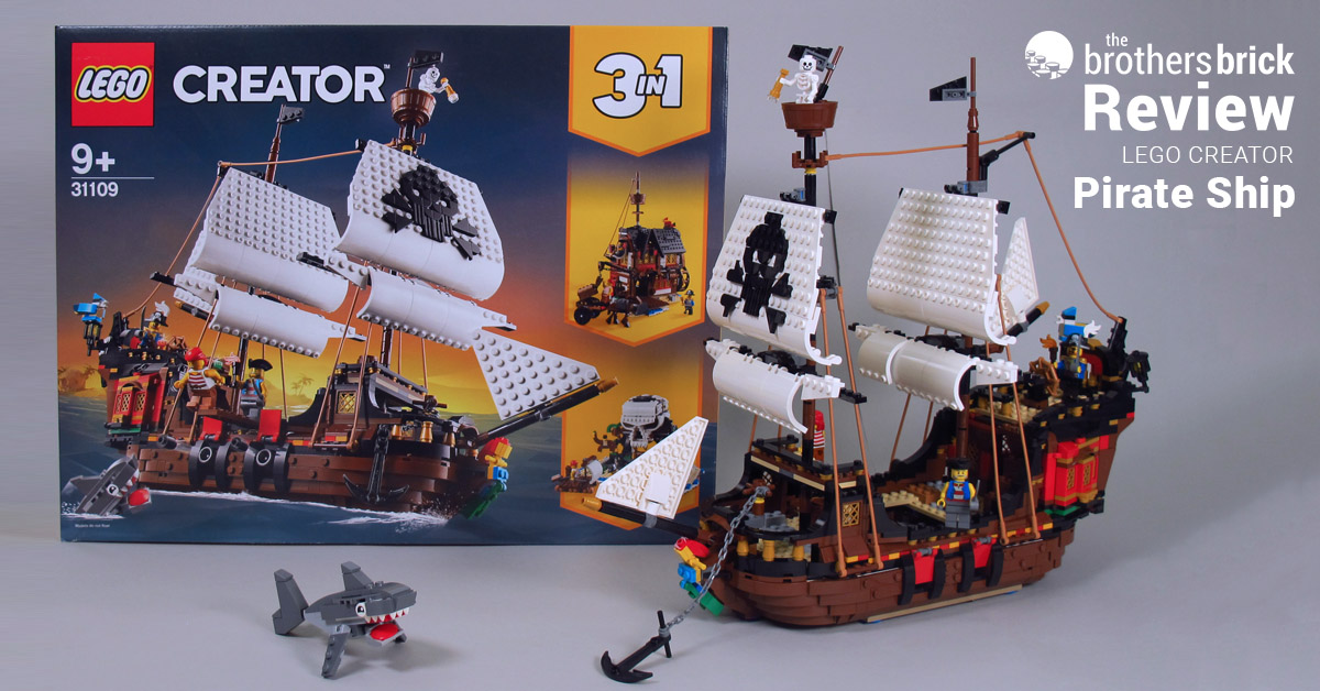 LEGO 31109 Creator 3-in-1 Pirate Ship [Review] - The Brothers