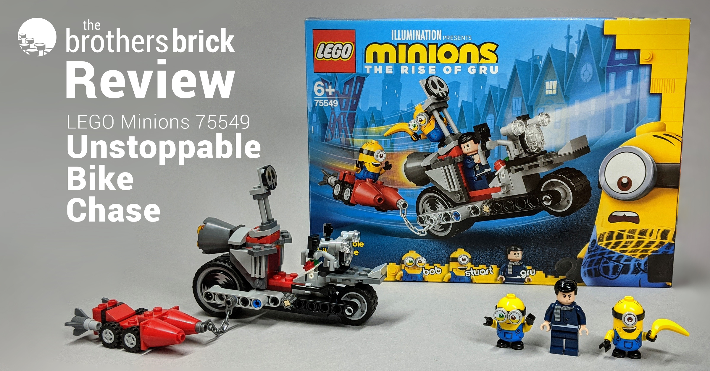 LEGO 75549 Minions: Unstoppable Bike Chase [Review] - The Brothers