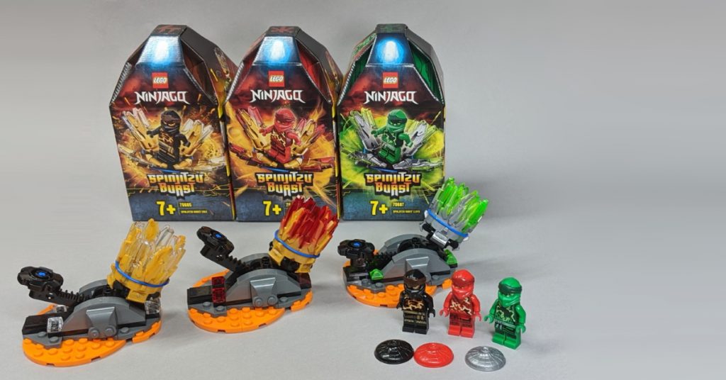 LEGO Ninjago Spinjitzu Burst: 70685 Cole, 70686 Kai, & 70687 Lloyd