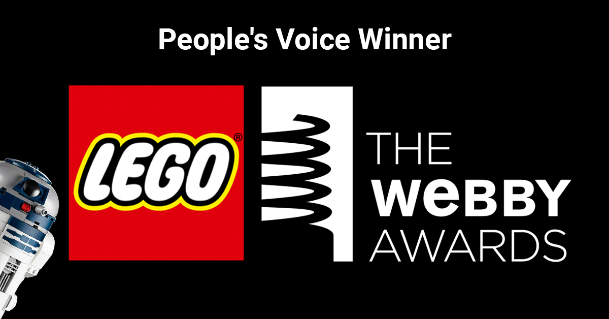 LEGO brings home the People's Voice Winner for the 2020 Webby Awards ...