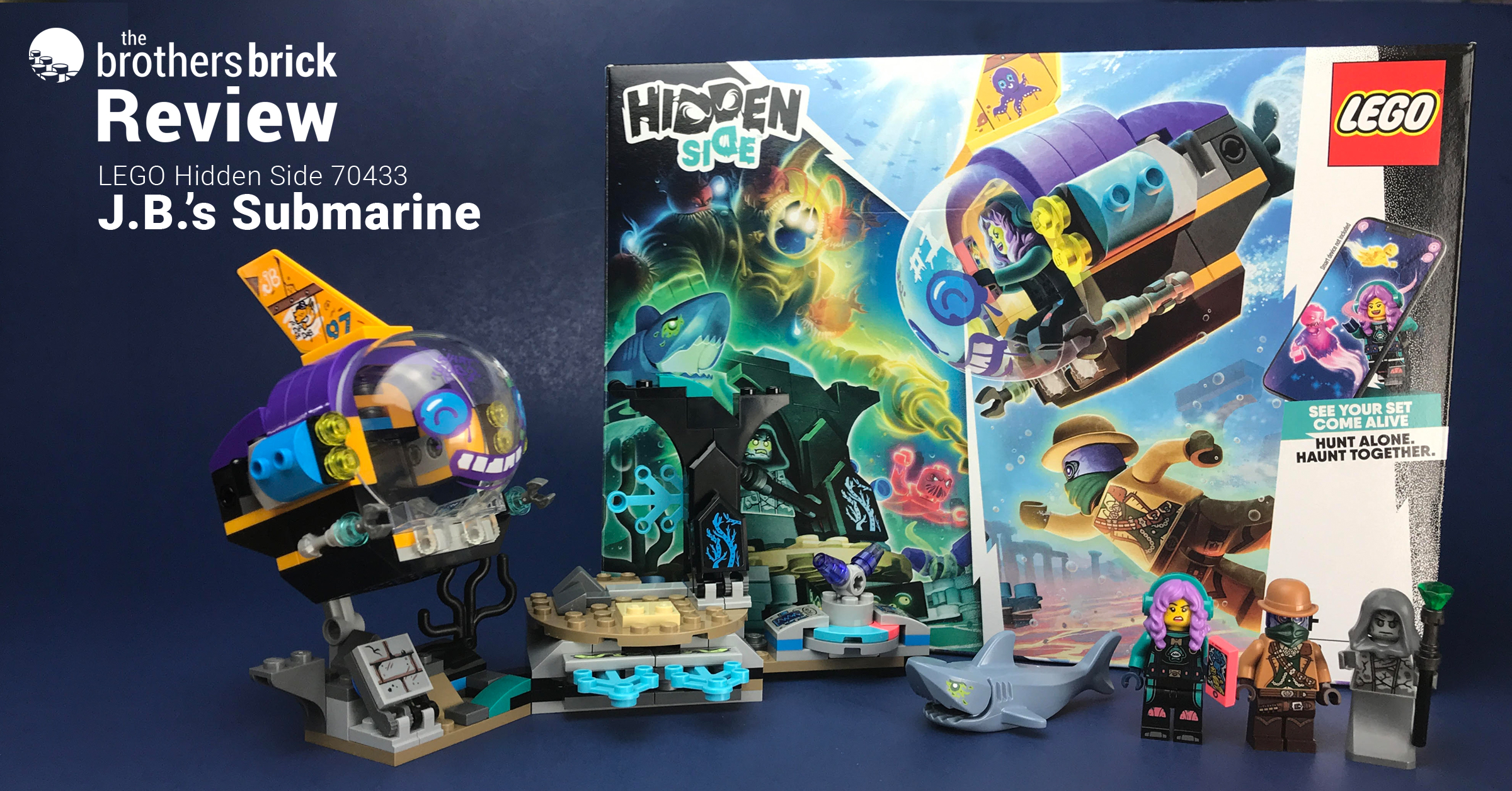 LEGO 70433 Hidden Side - J.B.'s Submarine [Review] - The Brothers