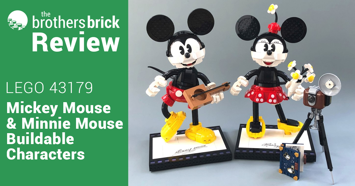 Hands-on with 43179 Mickey & Minnie Mouse Buildable Characters