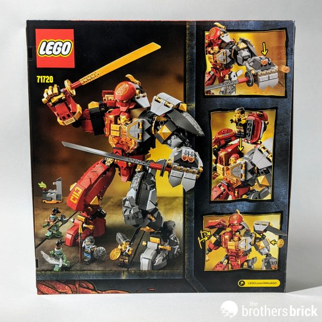 LEGO 71720 Ninjago: Fire Stone Mech [Review] - The Brothers Brick