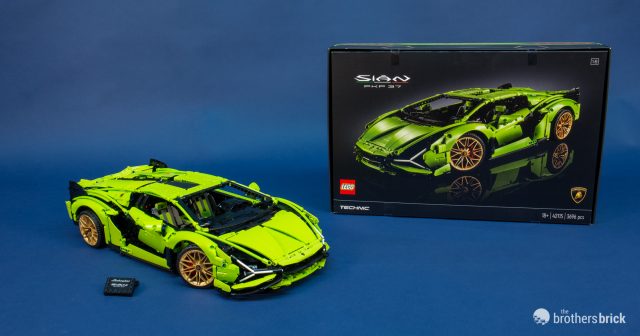 The LEGO Technic 42115 Lamborghini Sián FKP 37 rolls in: the good