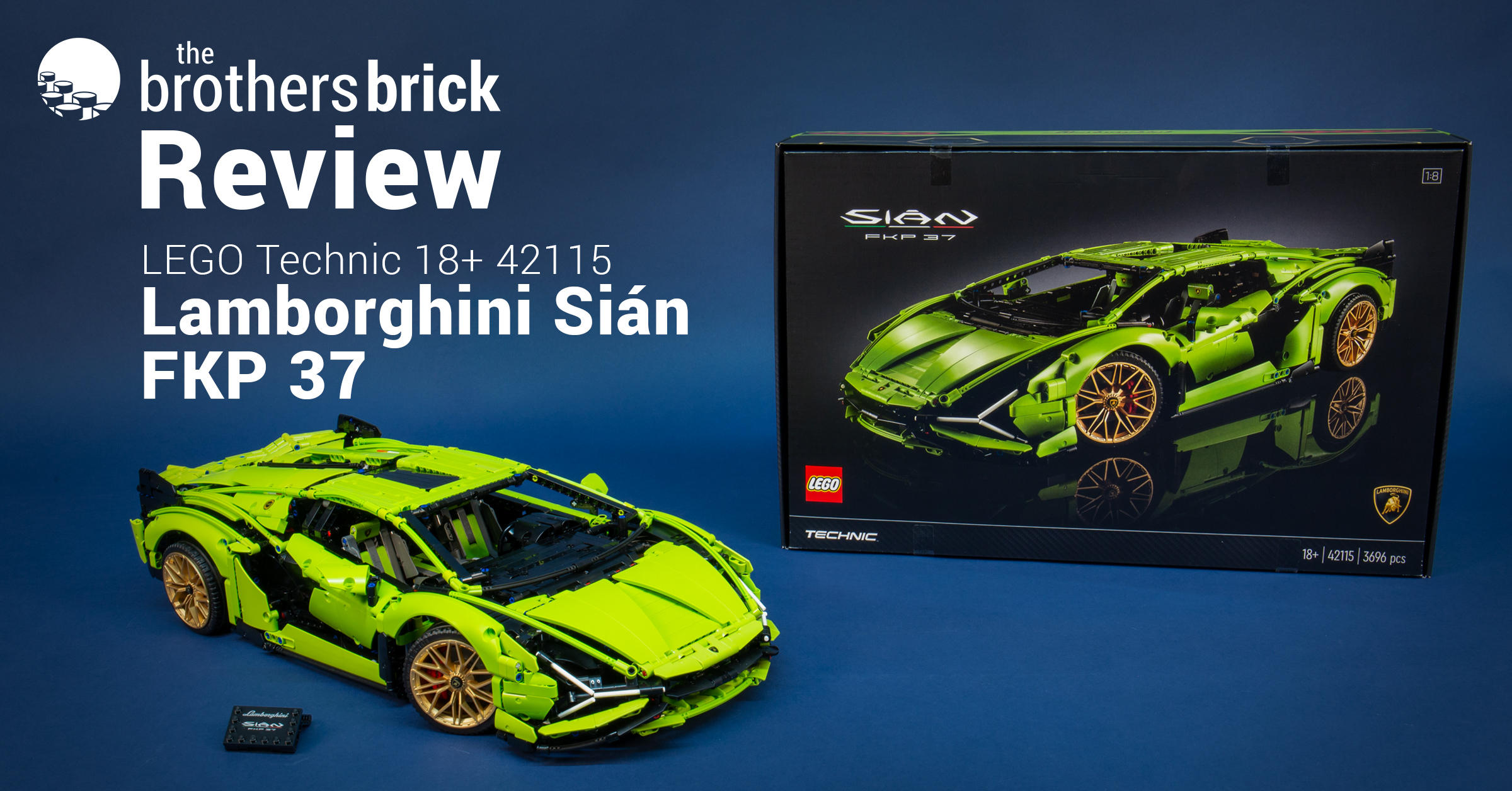 The LEGO Technic 42115 Lamborghini Sián FKP 37 rolls in: the good