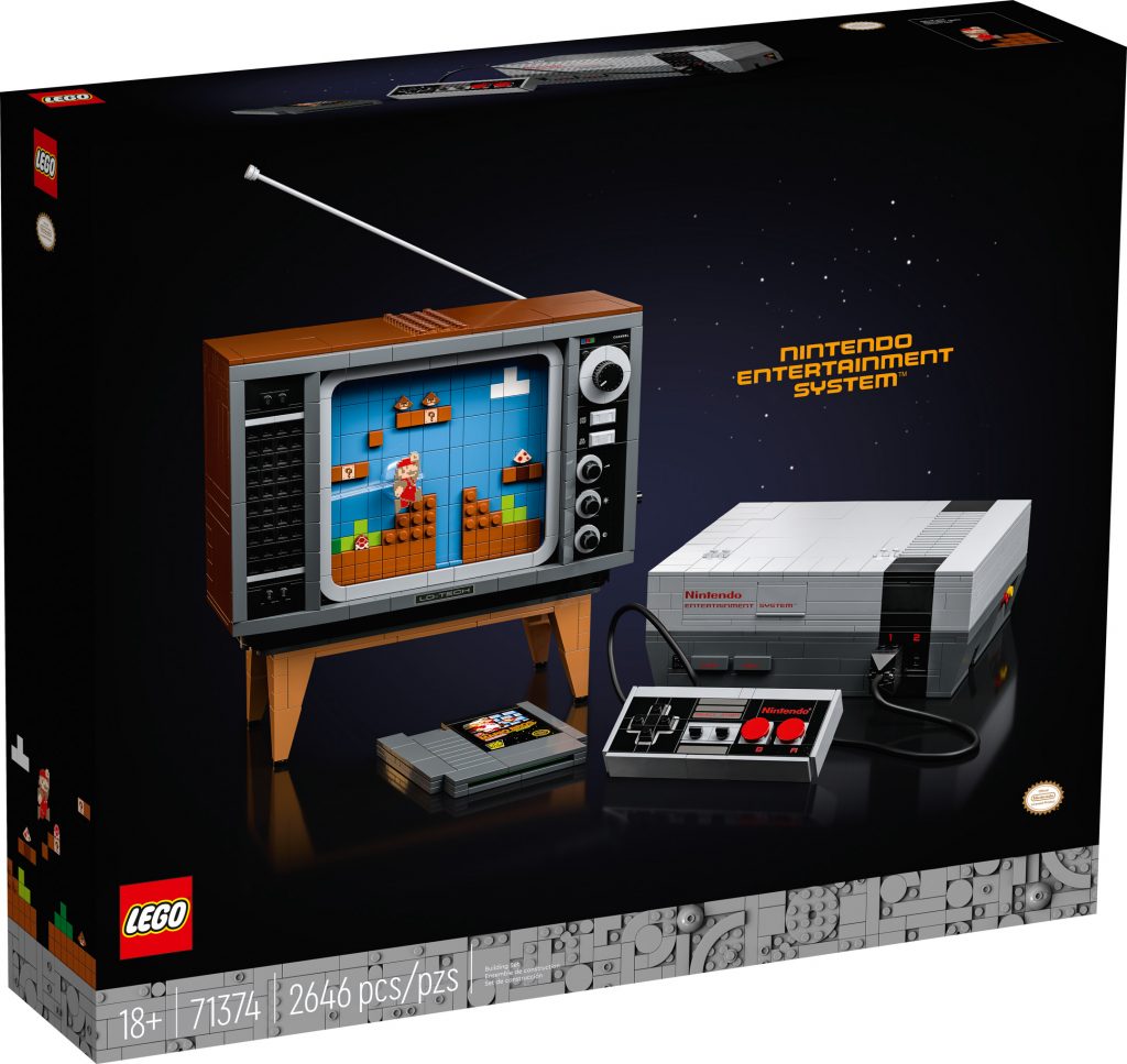 LEGO 71374 Nintendo Entertainment System is a buildable NES
