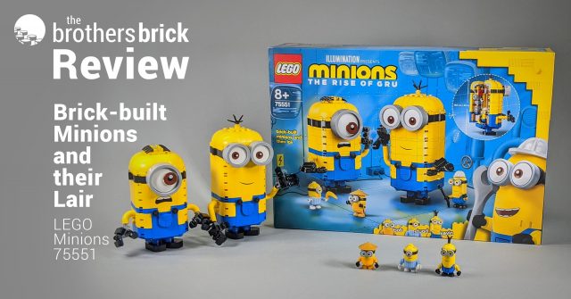 100 000 Piece Lego Set Minion LEGO 75551 Minions: Brick-built Minions And Their Lair [Review] The  Brothers Brick The Brothers Brick