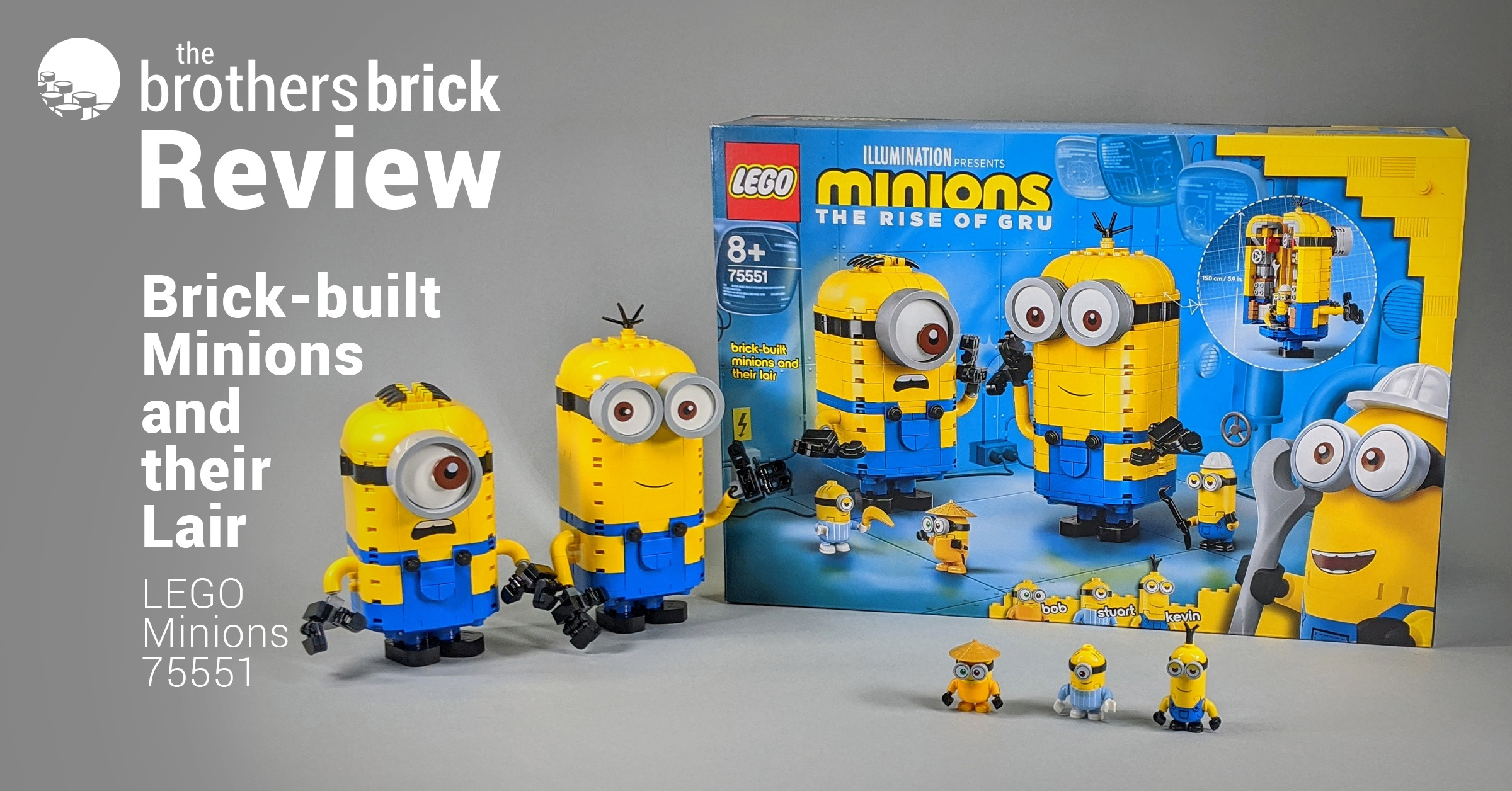 LEGO 75551 Minions: Brick-built Minions and their Lair [Review