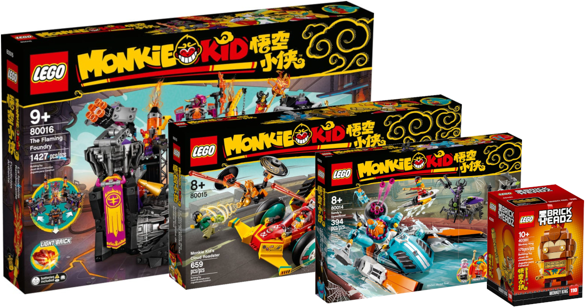 Four new LEGO Monkie Kid sets revealed including Monkey King