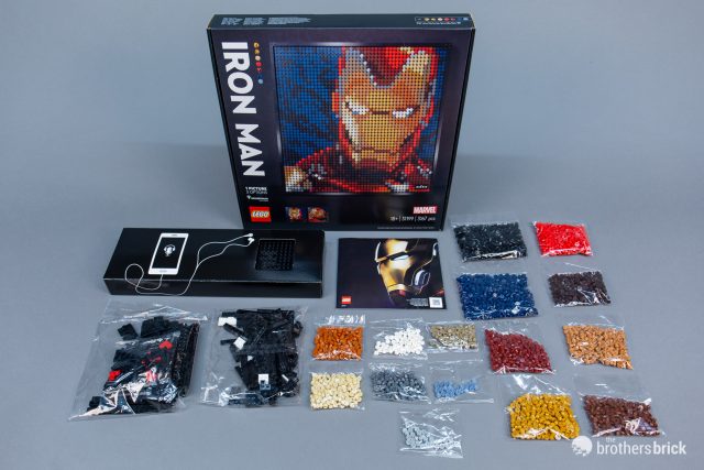LEGO Art 31199 Marvel Studios Iron Man mosaic + 7,000-piece