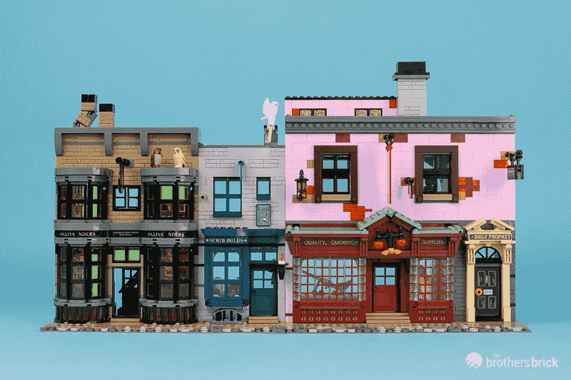 LEGO 75978 Harry Potter Diagon Alley Review - The Brothers Brick | The ...