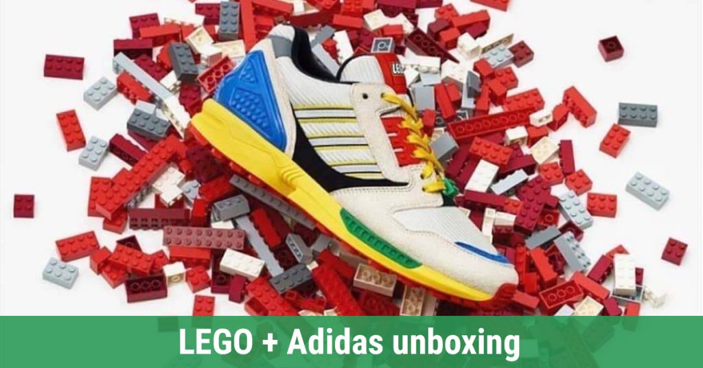 First Look: Unboxing of the LEGO and Adidas ZX 8000 sneaker